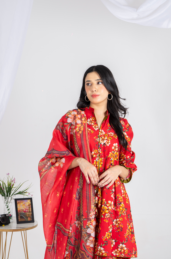 3 piece lawn suit