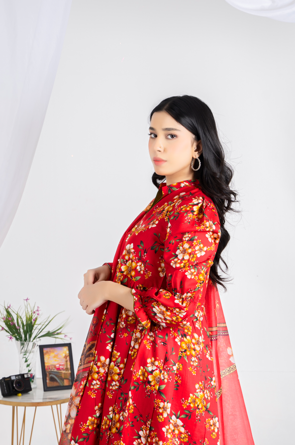 3 piece lawn suit