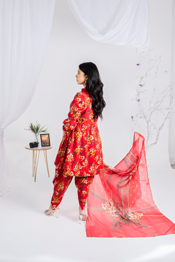3 piece lawn suit