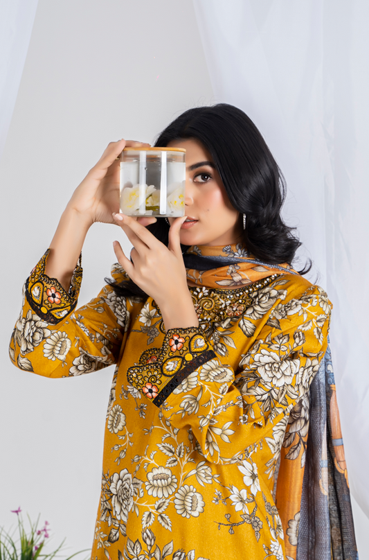 3 piece suit embroidered