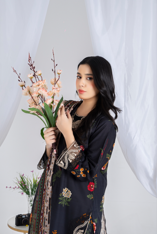 3 piece suit embroidered