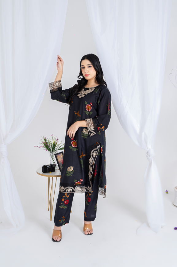 3 piece suit embroidered