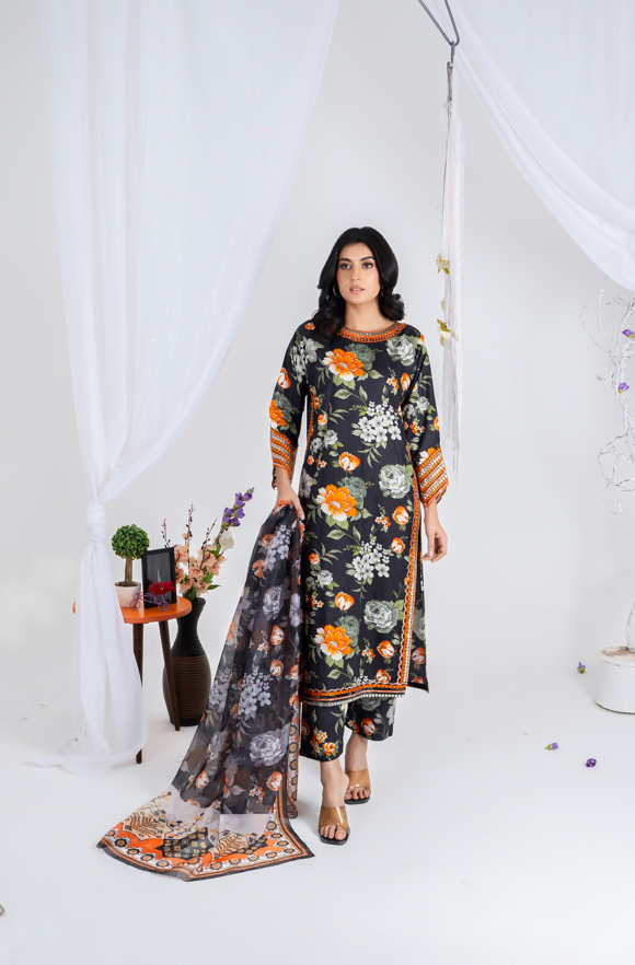 3 piece suit embroidered