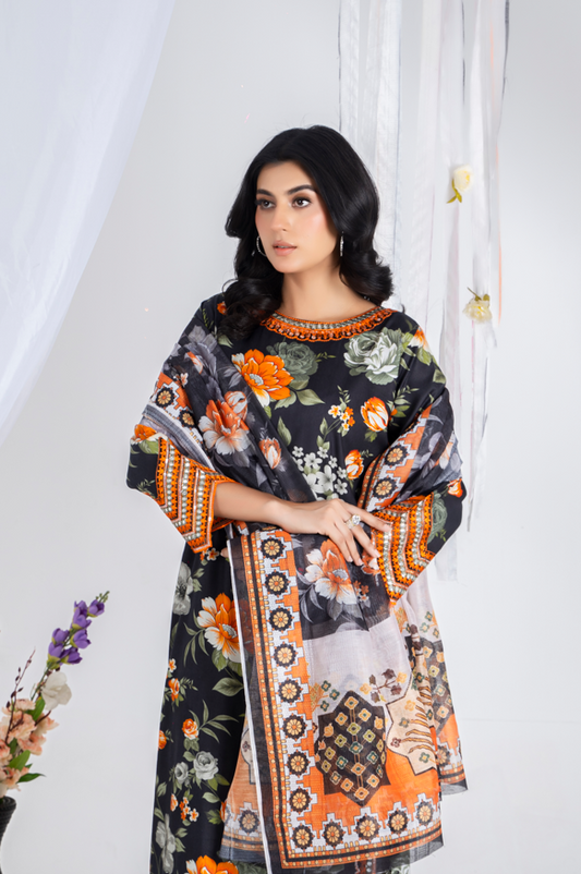 3 piece suit embroidered