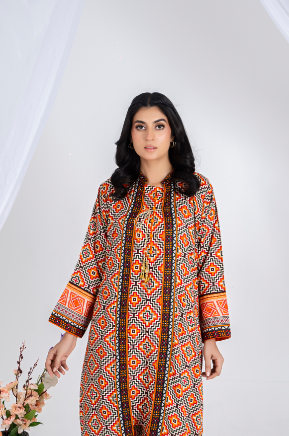 2 piece lawn suit