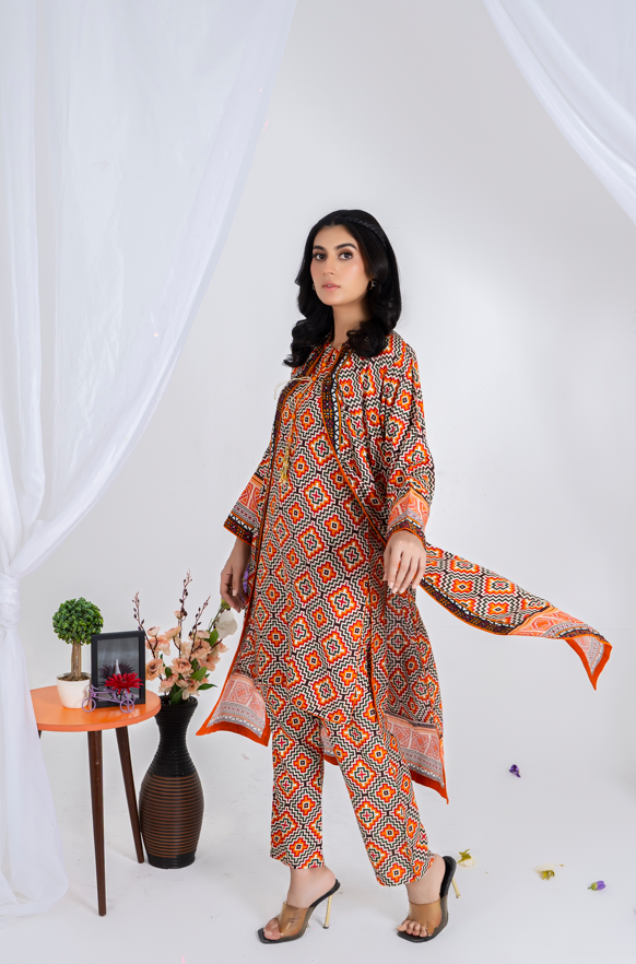 2 piece lawn suit