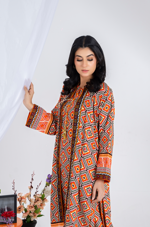 2 piece lawn suit