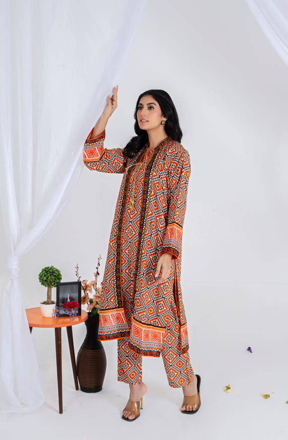2 piece lawn suit