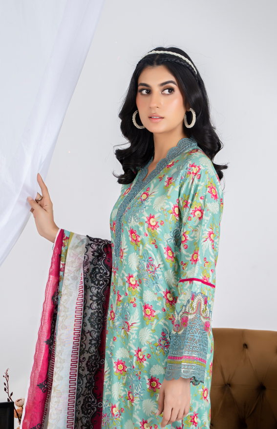 3 piece suit embroidered