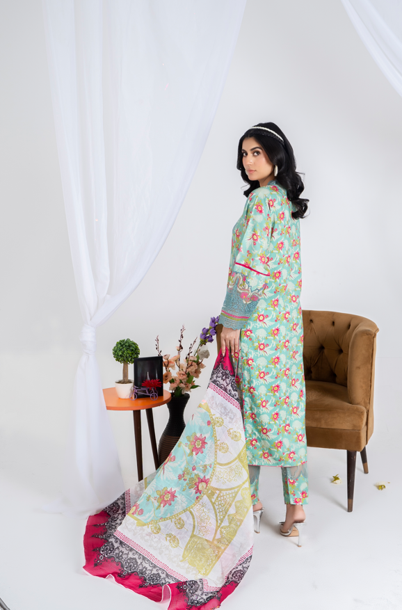 3 piece suit embroidered