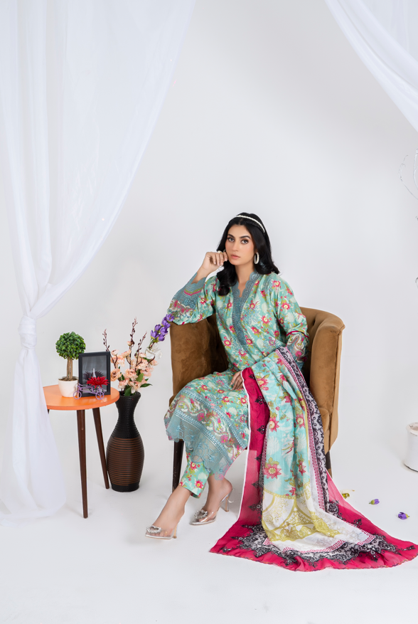 3 piece suit embroidered