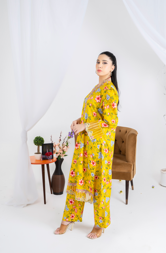 3 piece suit embroidered