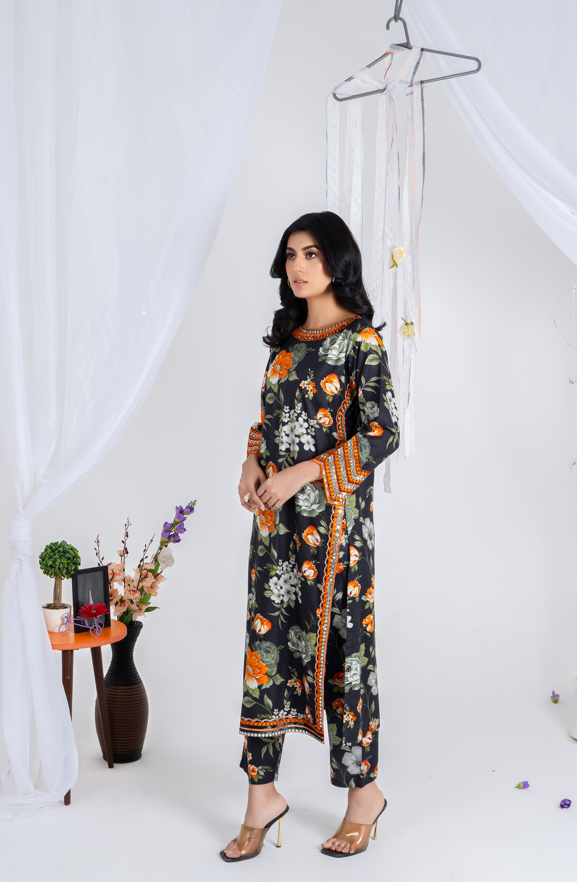 3 piece suit embroidered