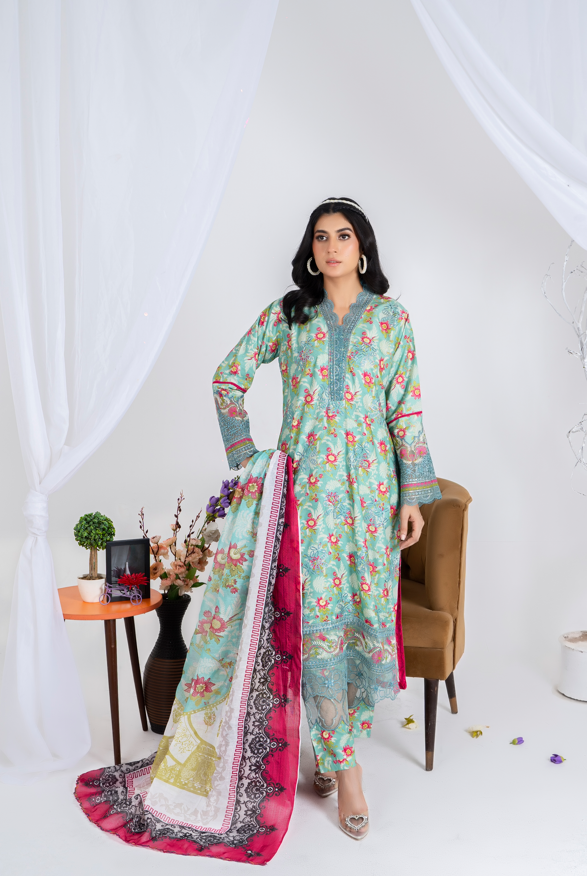 3 piece suit embroidered