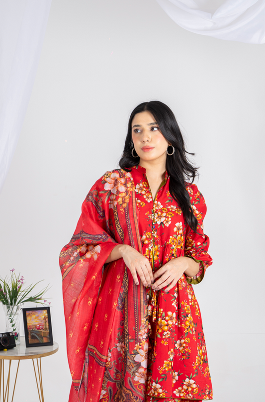 3 piece lawn suit
