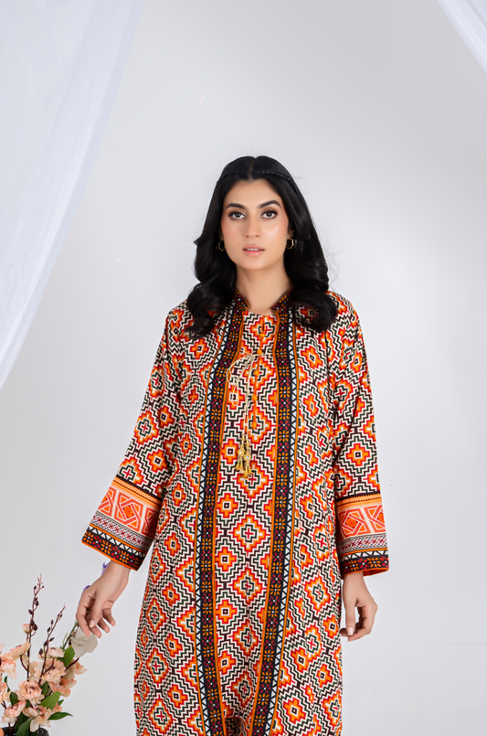 2 piece lawn suit