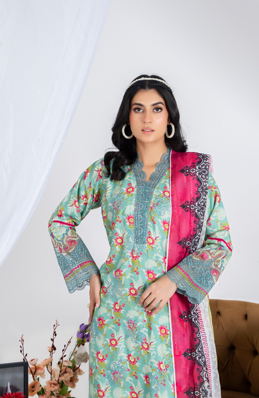 3 piece suit embroidered
